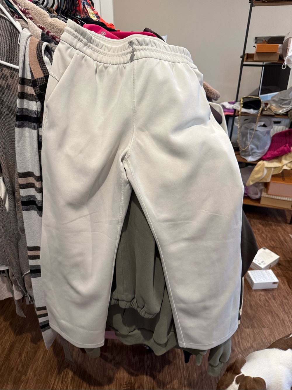 lululemon cream soft stream pants